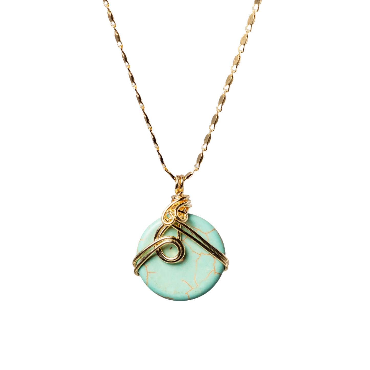 Gold Plated Turquoise Amethyst Necklaces Hey Bou