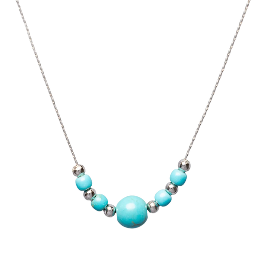 Rhodium Agate Necklaces Hey Bou