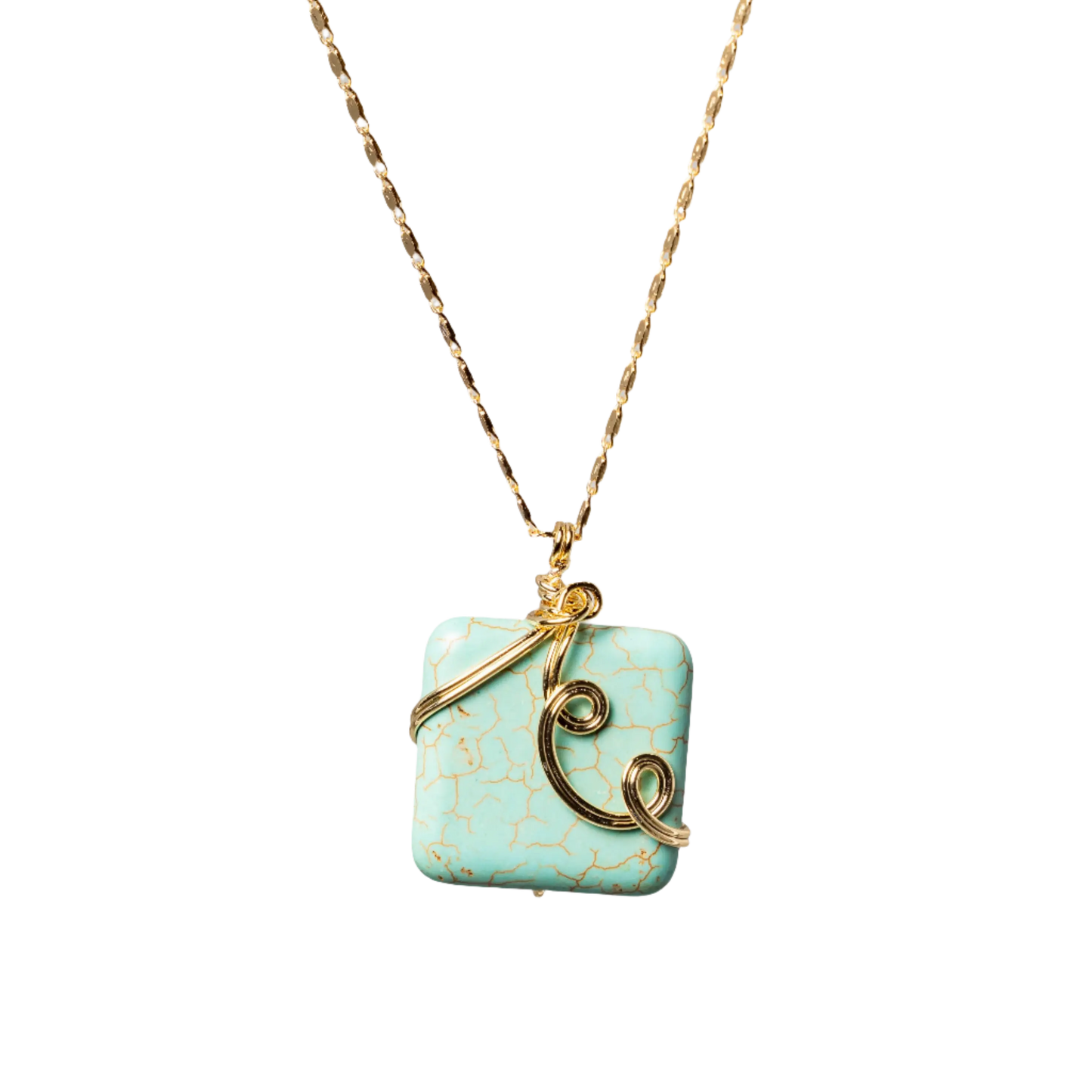 Gold Plated Turquoise Amethyst Necklaces Hey Bou