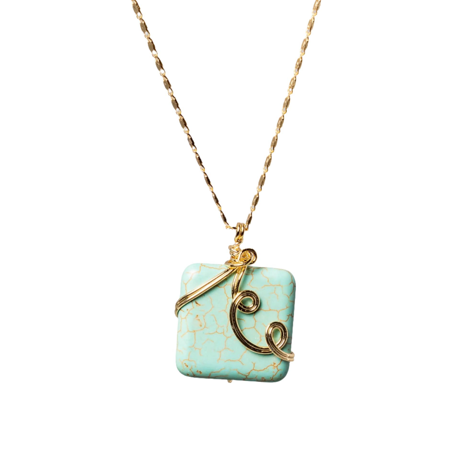 Gold Plated Turquoise Amethyst Necklaces Hey Bou