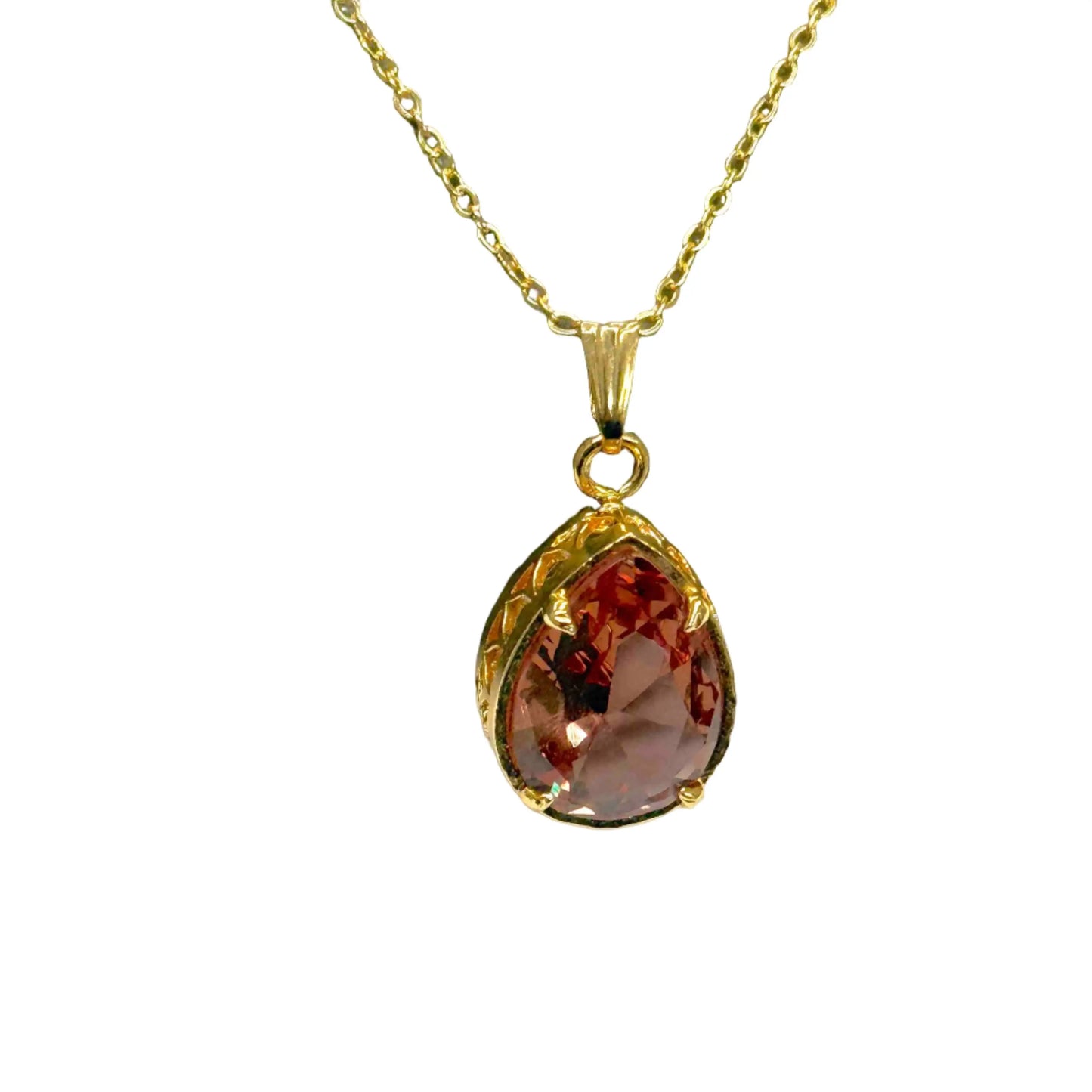 Natural Stone Zultanite Teardrop Necklace LAST ONE!!
