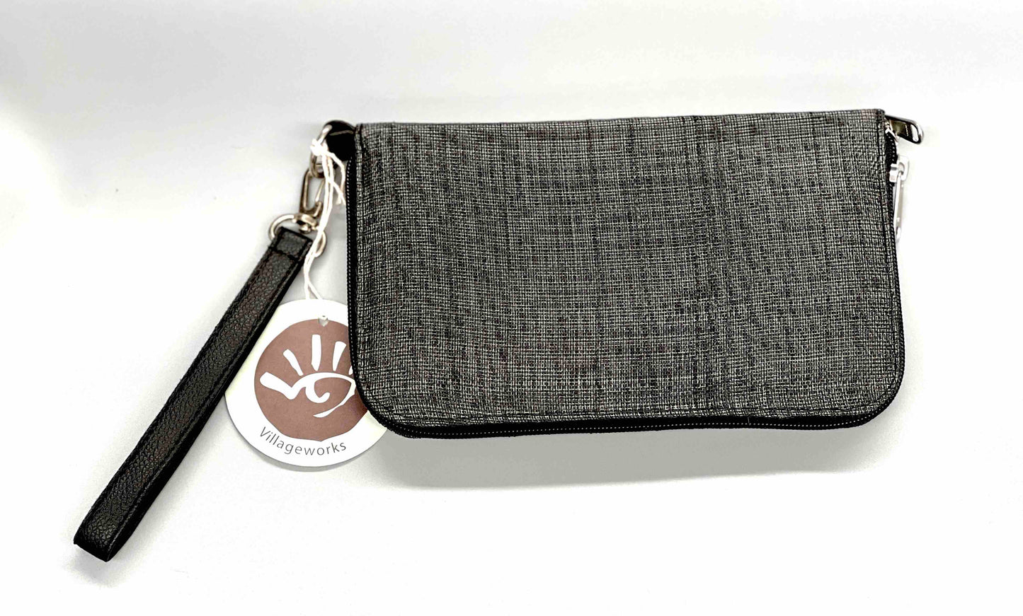 Black Passport Size Purse / Wallet Village Works