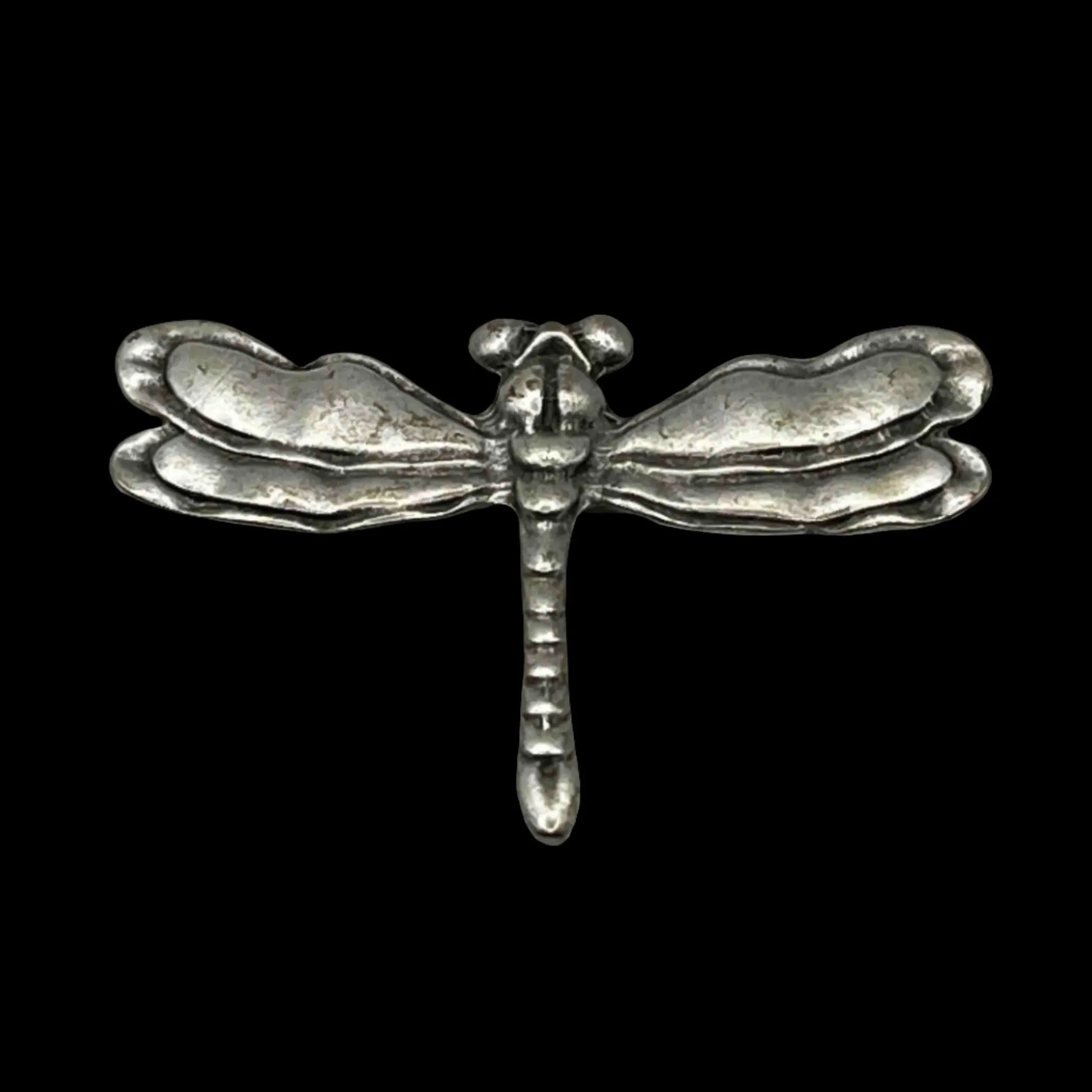 Silver Plated Dragon Fly Brooch Hey Bou