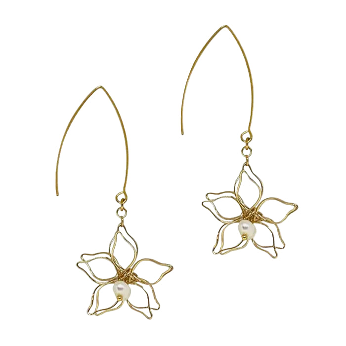 Flora Hook Earrings Arete