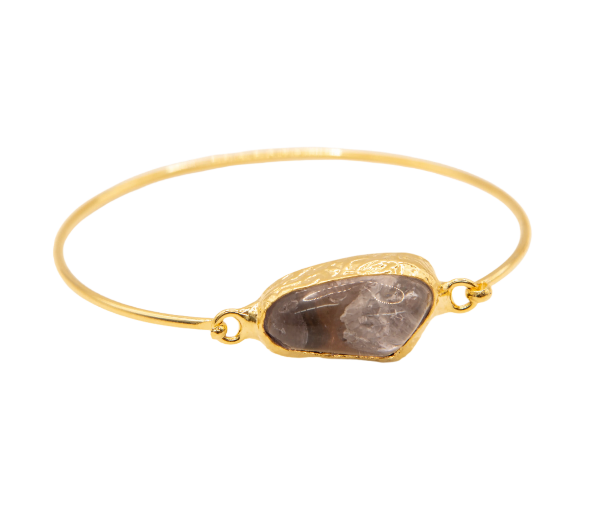 Gold Plated Amethyst Stone Bracelet Hey Bou