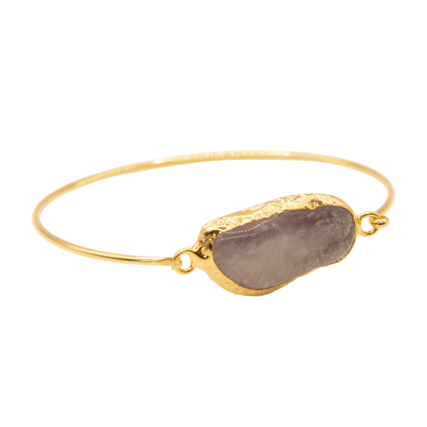 Gold Plated Amethyst Stone Bracelet Hey Bou