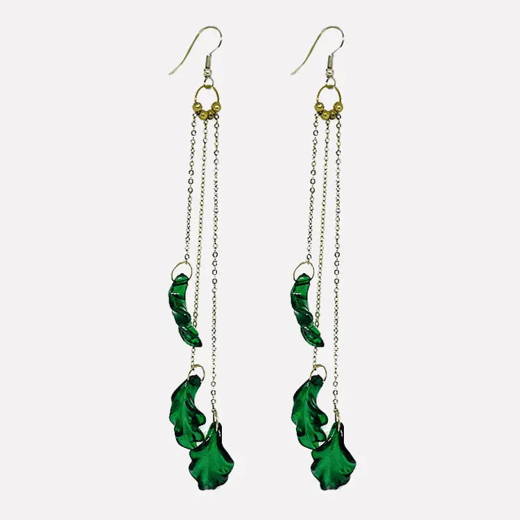 Palm Tree Hook Earrings Arete