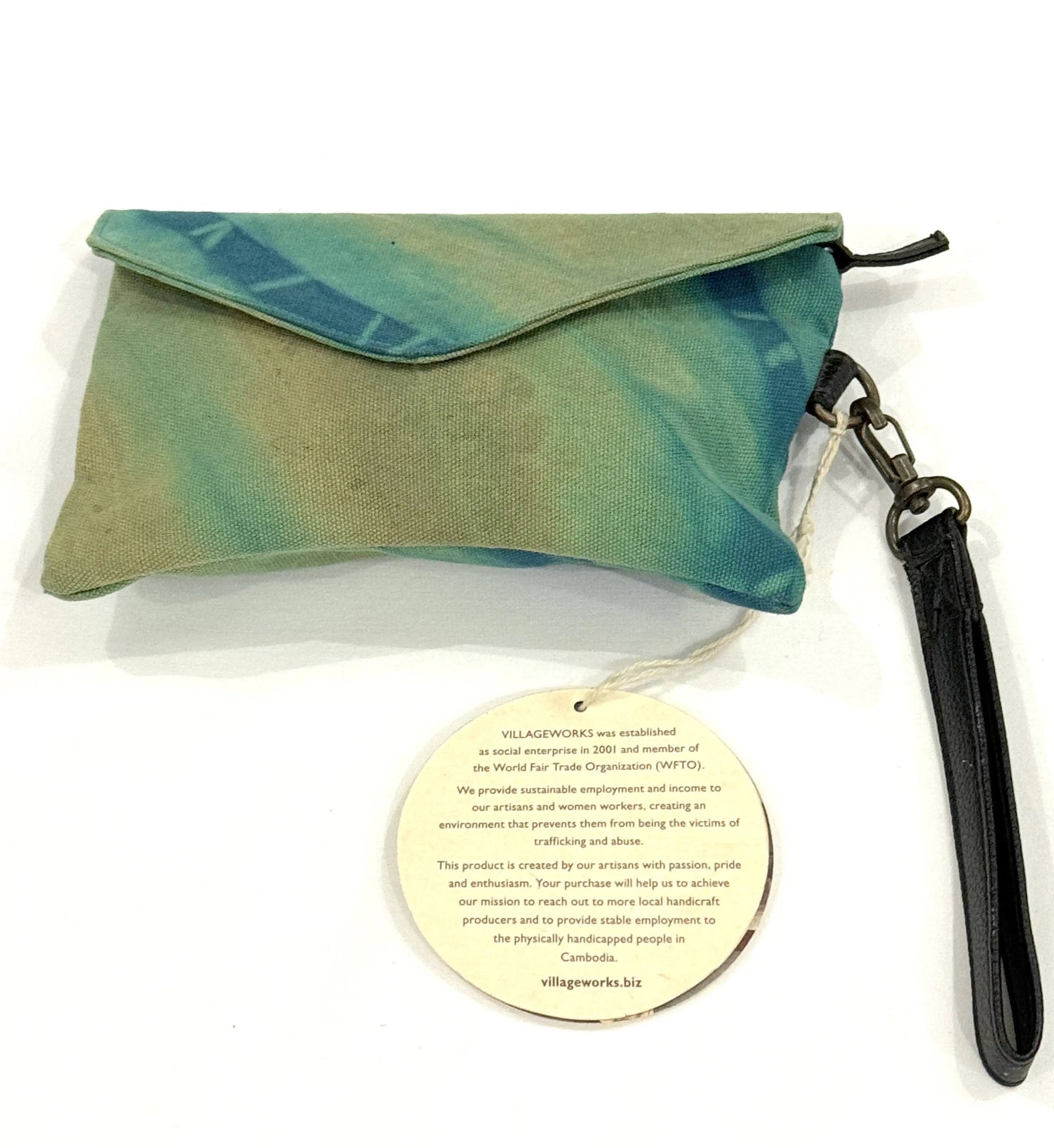 Tie-Die Clutch with Wrist Strap Hey Bou