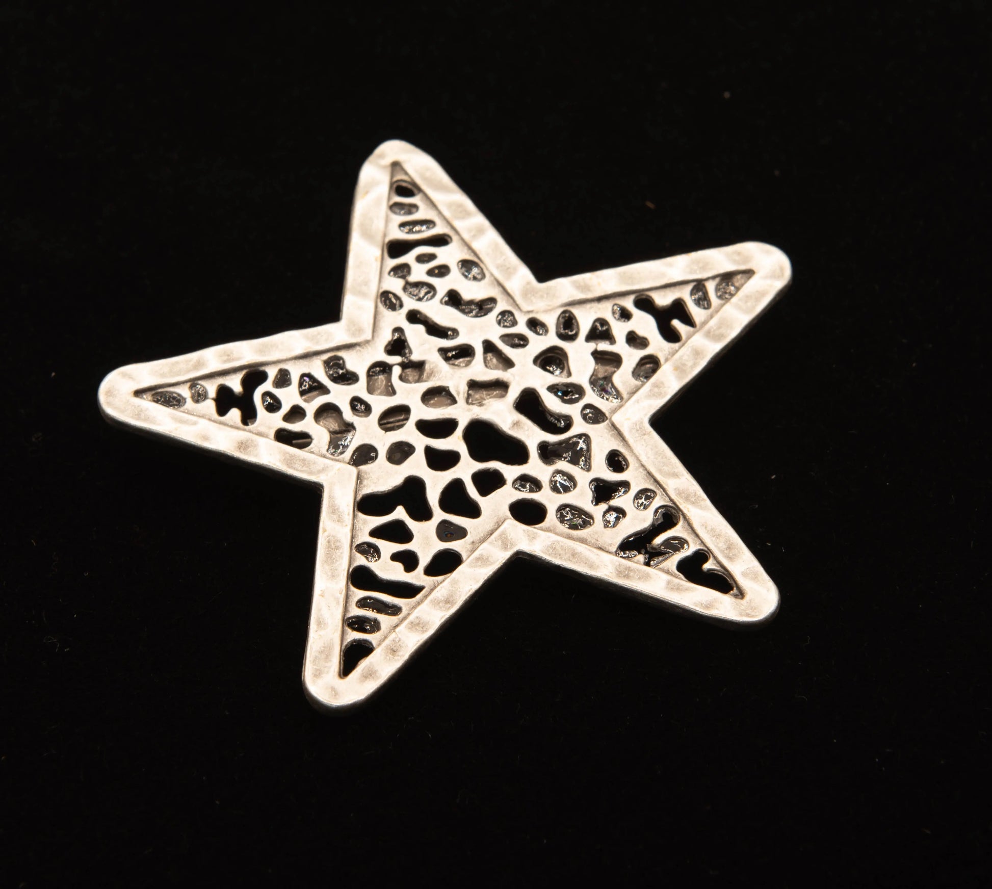 Silver Plated Star Brooch Hey Bou